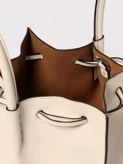 Borsa Tod's in pelle e rafia intrecciata