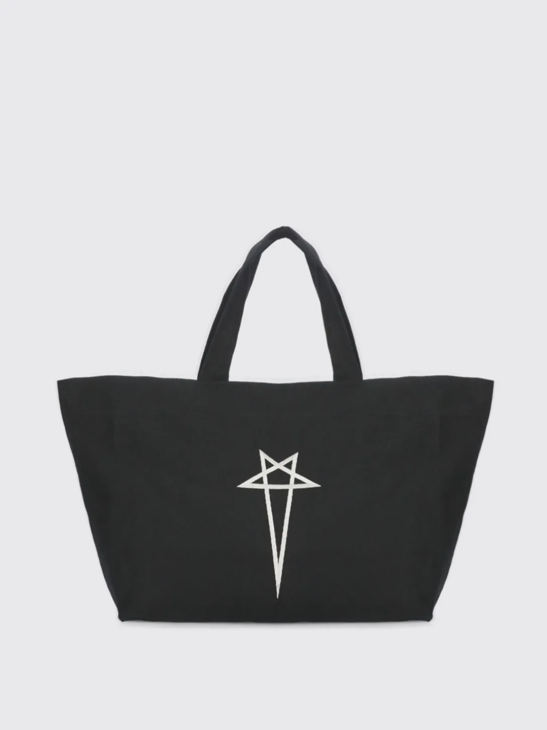 Borsa tote a spalla in cotone Rick Owens