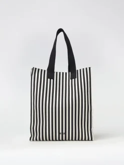 Borsa tote a spalla MSGM a righe