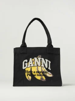 Borsa tote con stampa banane Ganni