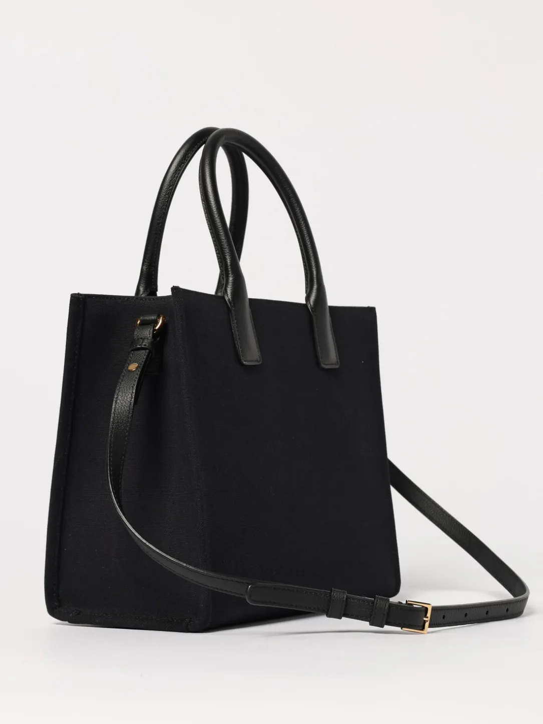 Borsa tote Medusa Versace in pelle e canvas di cotone