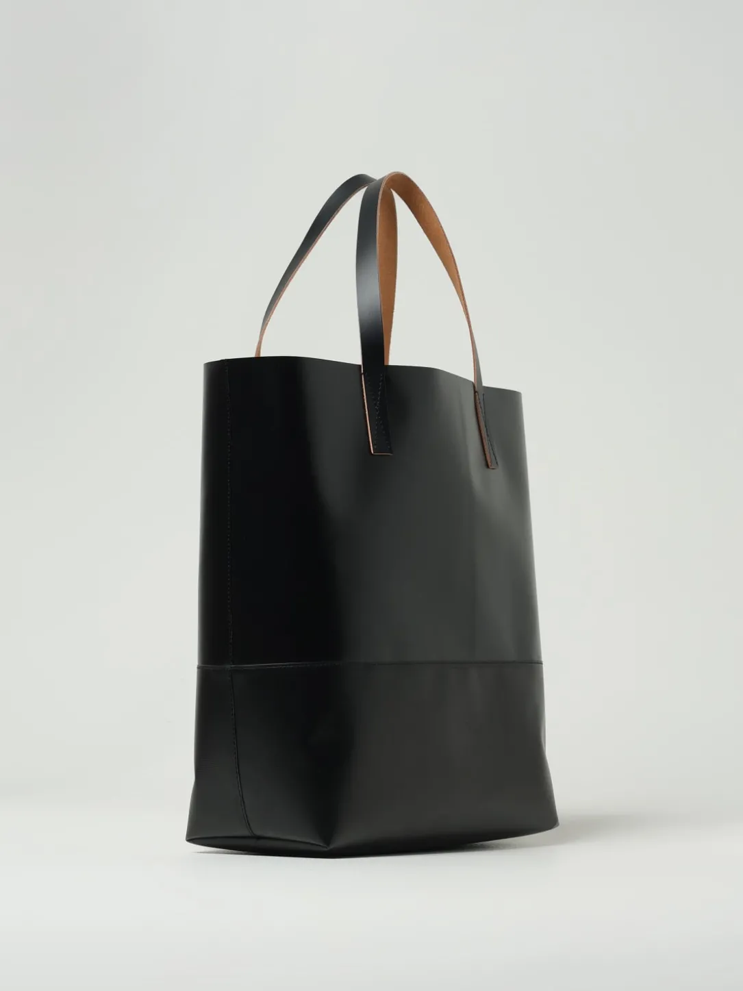 Borsa Tote Tribeca in pelle sintetica con logo Marni