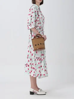 Borsa Tropicalia Marni in pelle e rafia