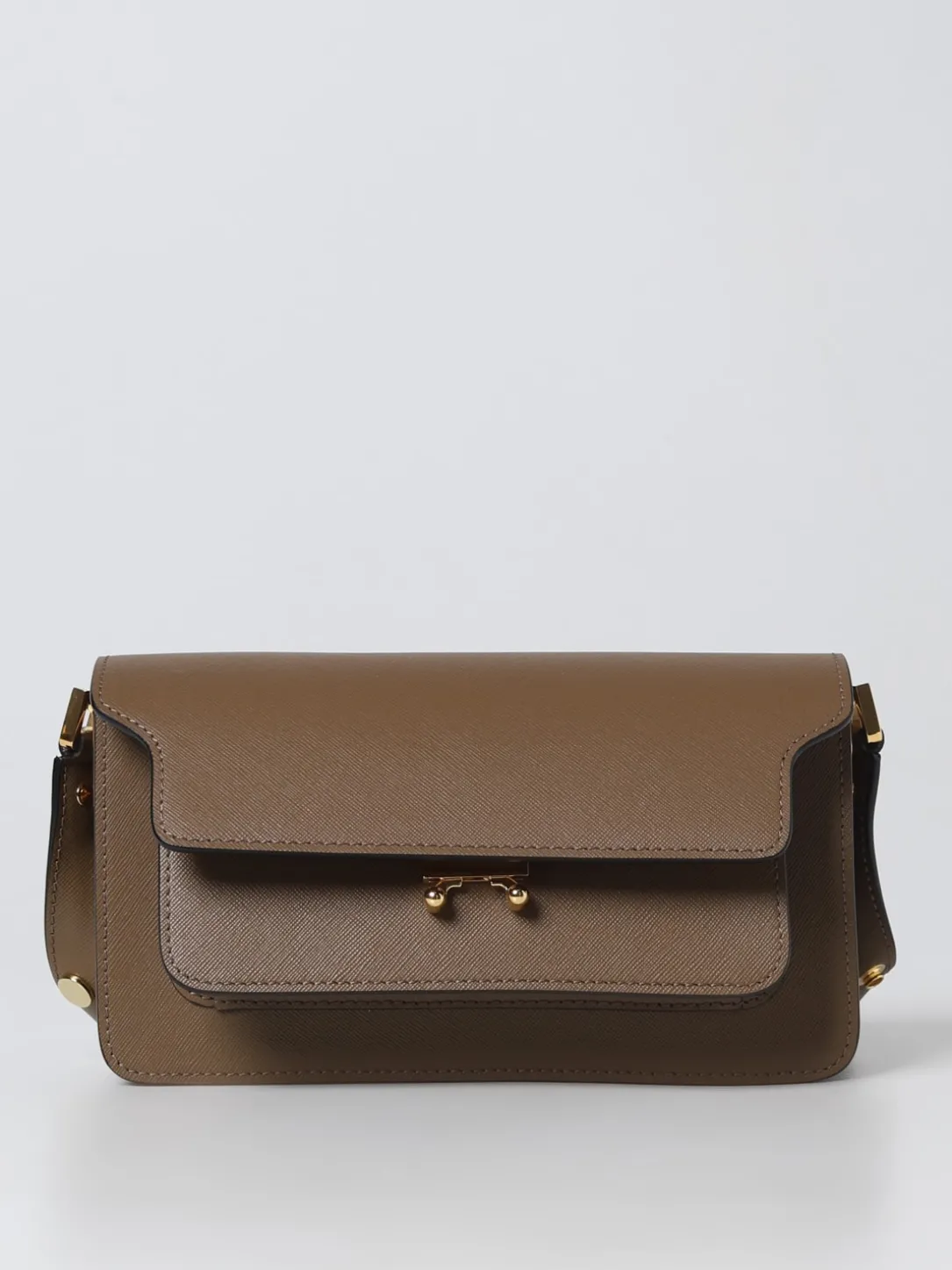 Borsa Trunk Marni in pelle saffiano