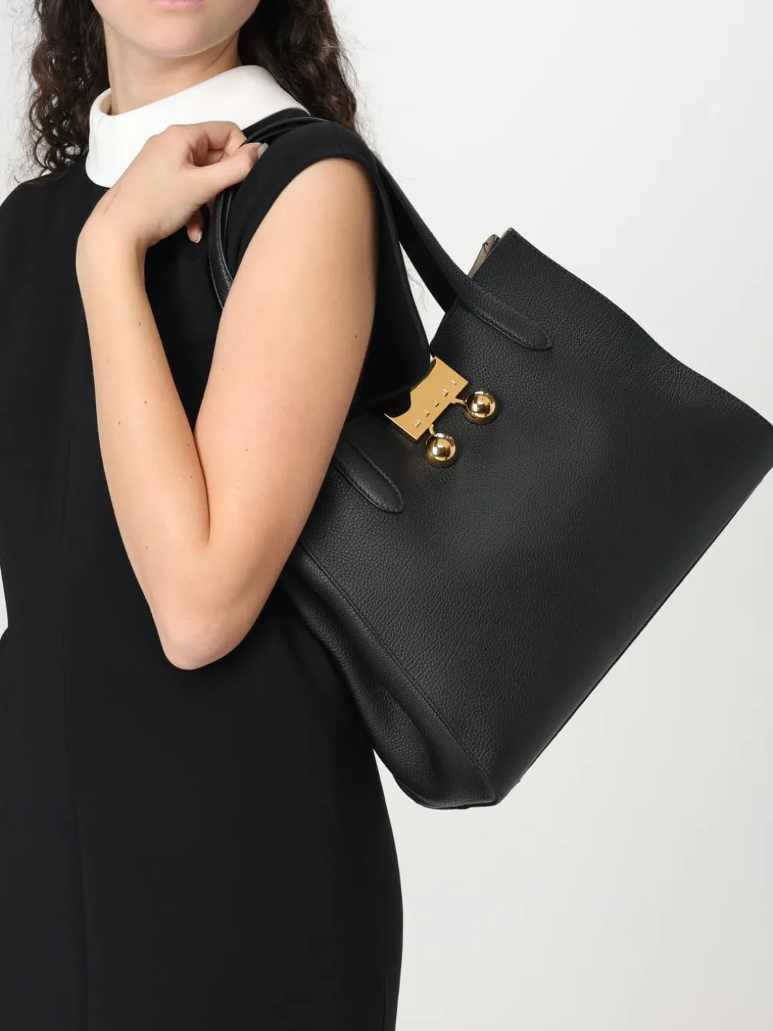 Borsa Trunkaroo Tote Marni in pelle a grana