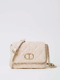 Borsa Twinset in tweed matelassè