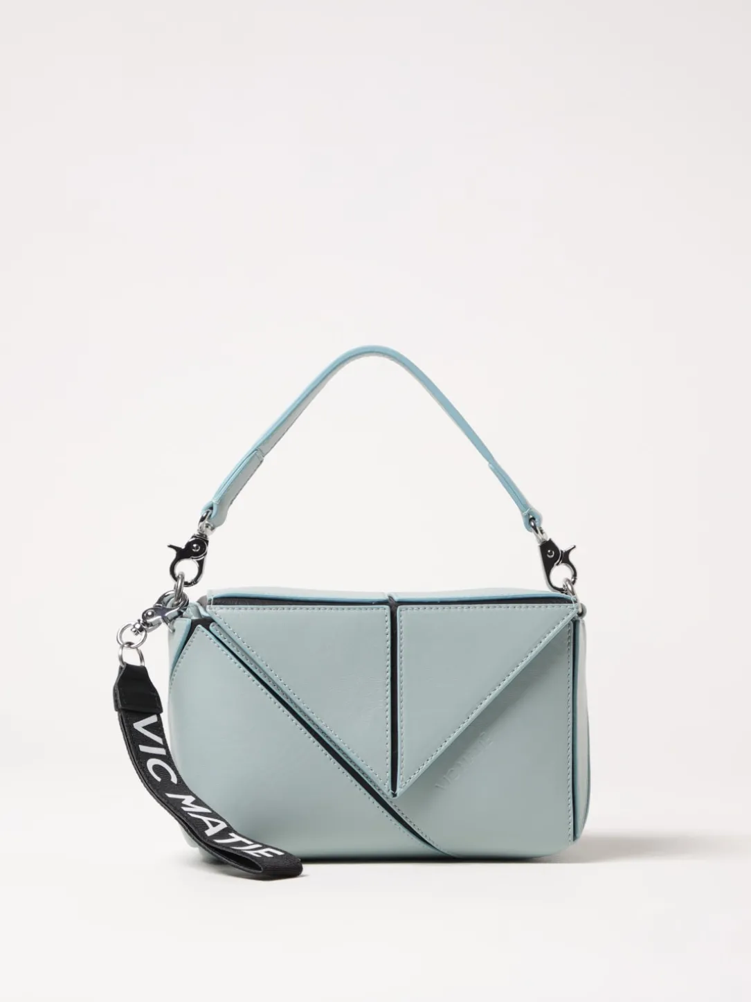 Borsa Vic Matiè in pelle con intagli origami