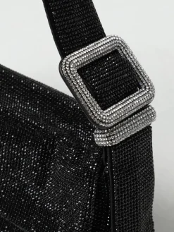 Borsa Vitty La Grande Benedetta Bruzziches in denim con strass