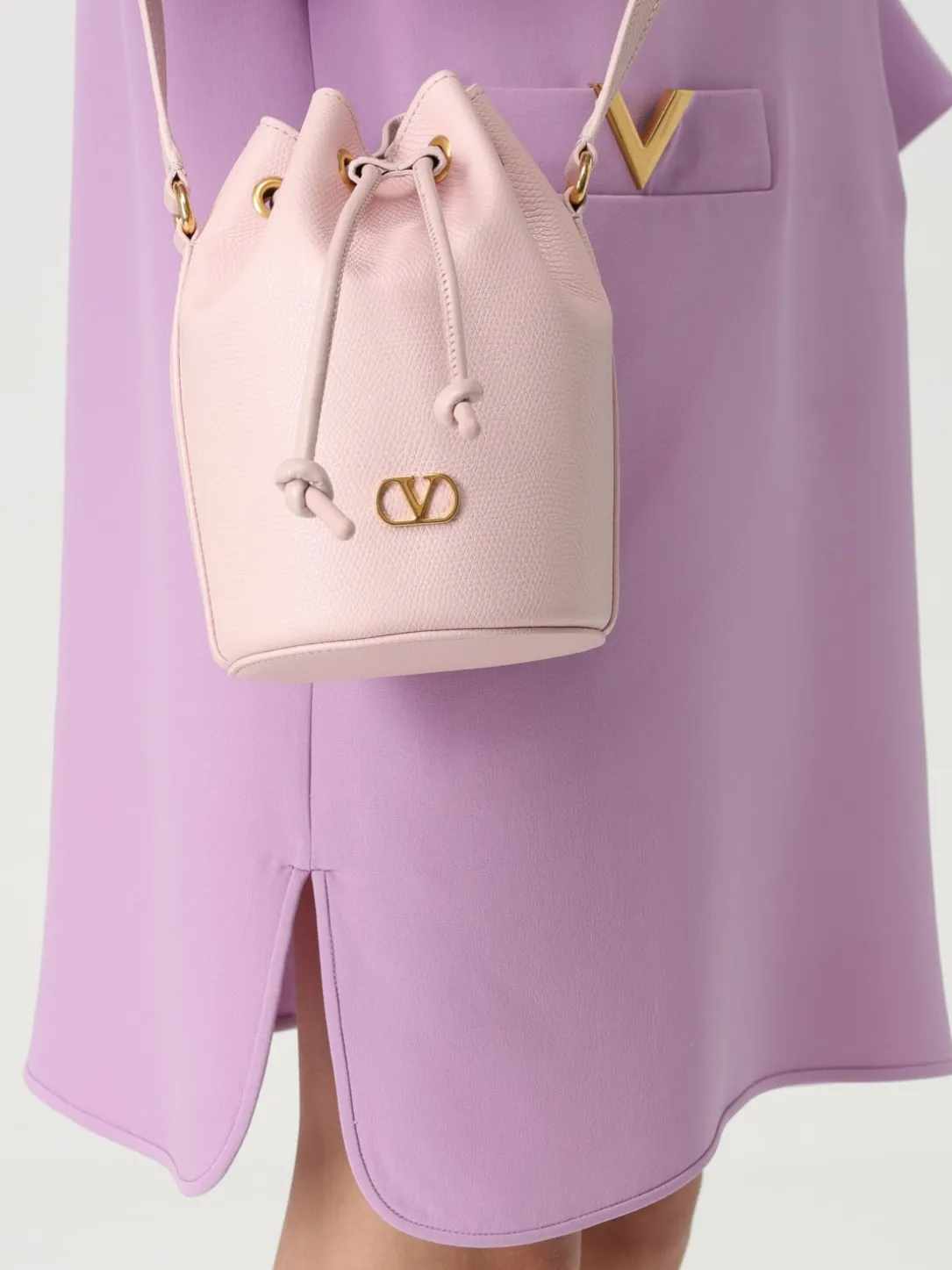 Borsa VLogo Signature Valentino Garavani in pelle a grana