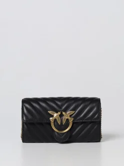 Borsa wallet Love One Pinko in nappa trapuntata chevron