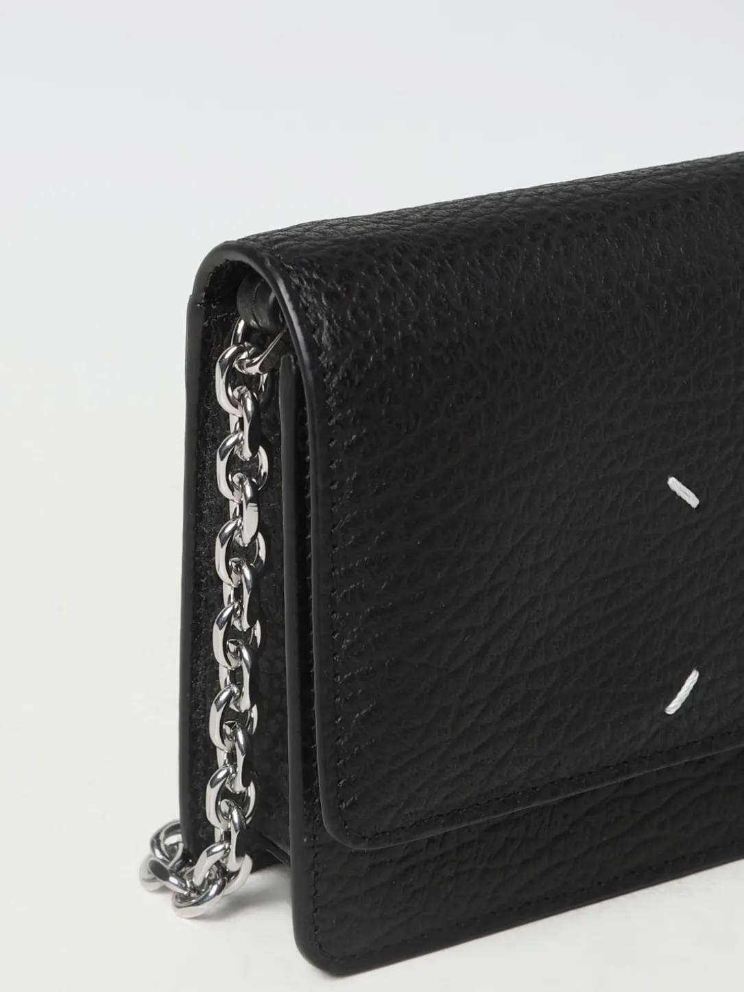 Borsa wallet Maison Margiela in pelle a grana