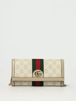 Borsa wallet Ophidia Gucci in tessuto GG Supreme e pelle