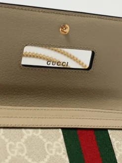 Borsa wallet Ophidia Gucci in tessuto GG Supreme e pelle
