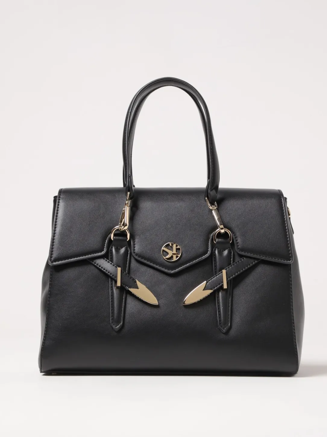 Borsa Yalis Medium Secret Pon-Pon in pelle sintetica