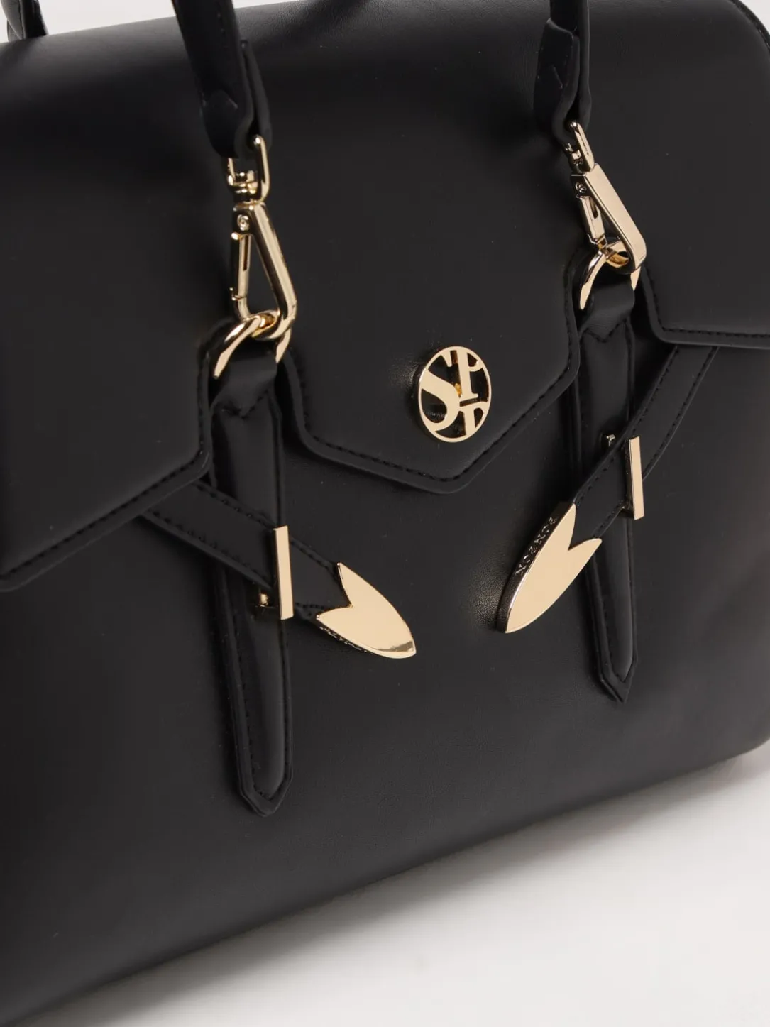 Borsa Yalis Medium Secret Pon-Pon in pelle sintetica