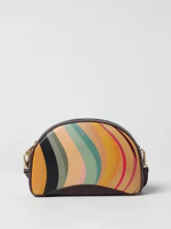 Borse a tracolla in pelle di vitello stampata Paul Smith