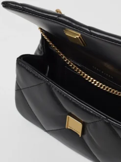 Borse a tracolla mini Kira Tory Burch in nappa trapuntata