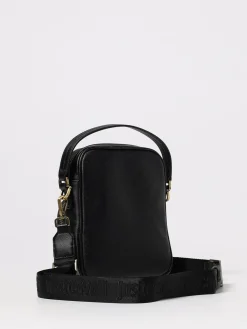 Borsello a tracolla in pelle sintetica con logo Just Cavalli