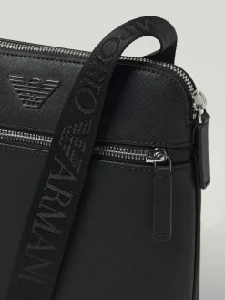 Borsello in pelle sintetica saffiano Emporio Armani