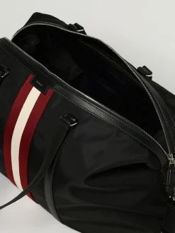 Borsone Bally in nylon e pelle