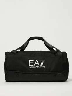 Borsone da sport con stampa logo EA7