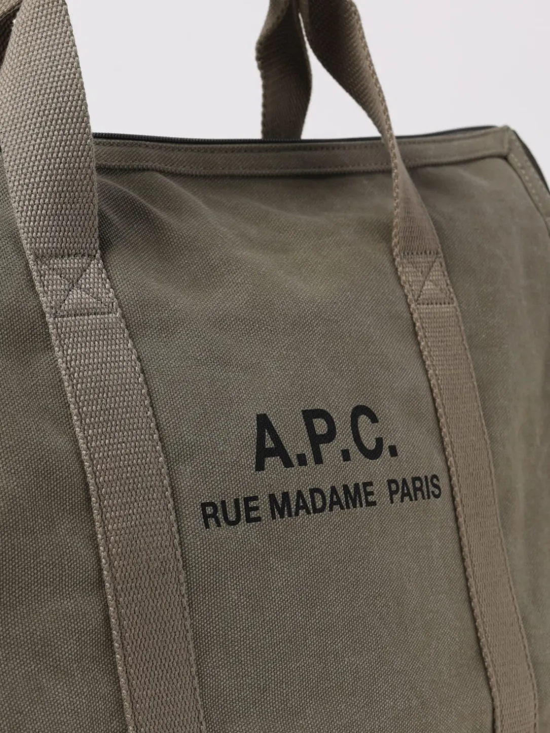 Borsone Gym Bag Recuperation A.P.C. in canvas di cotone