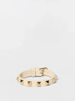 Bracciale Rockstud Valentino Garavani in pelle a grana