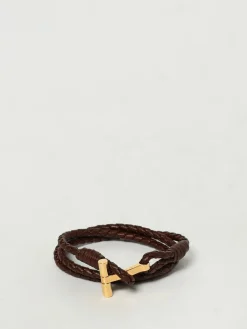 Bracciale Tom Ford in pelle intrecciata