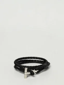 Bracciale Tom Ford in pelle intrecciata