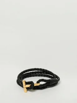 Bracciale Tom Ford in pelle intrecciata