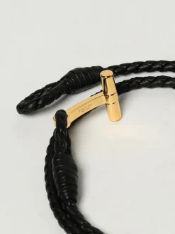 Bracciale Tom Ford in pelle intrecciata