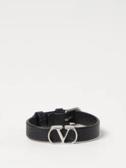 Bracciale VLogo Signature Valentino Garavani in pelle a grana