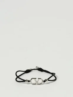 Bracciale VLogo Signature Valentino Garavani in cotone ed ottone