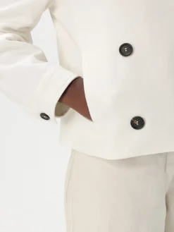 Caban doppiopetto Brunello Cucinelli in twill