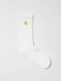 Calze Carhartt Wip in cotone stretch con logo ricamato