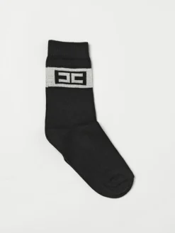 Calze in cotone con logo Elisabetta Franchi La Mia Bambina