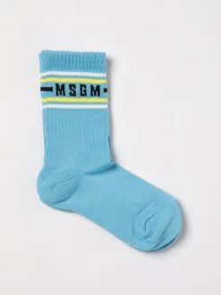 Calze in spugna di cotone MSGM Kids