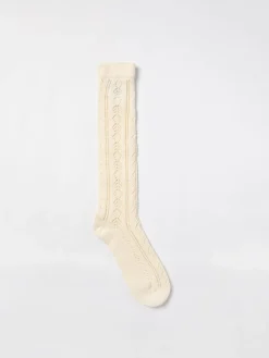 Calze Valentino Garavani in cotone crochet