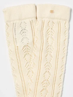 Calze Valentino Garavani in cotone crochet