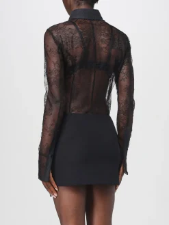 Camicia a body Blumarine in pizzo