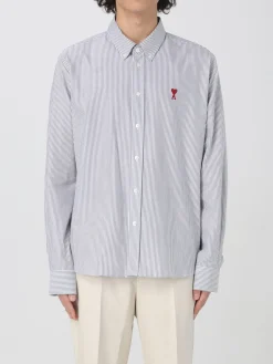 Camicia Ami Paris in cotone a righe