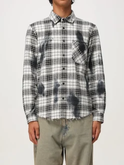 Camicia Amiri in cotone used con stampa check