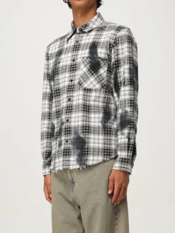 Camicia Amiri in cotone used con stampa check