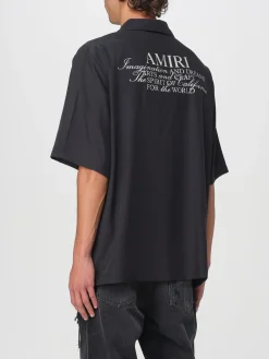 Camicia Amiri in misto cotone con logo