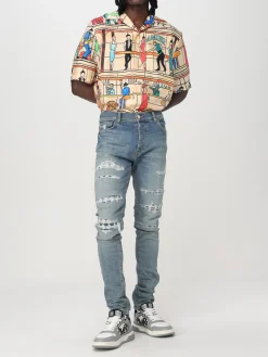 Camicia Amiri in seta stampata