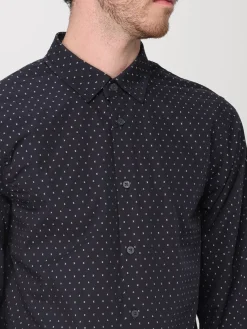 Camicia Armani Exchange in cotone a pois