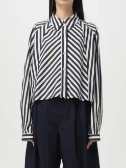 Camicia Barena in misto viscosa a righe