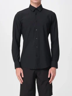 Camicia basic Boss in popeline di cotone