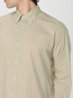 Camicia basic Brooksfield in misto lino