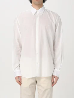 Camicia basic Brooksfield in misto lino